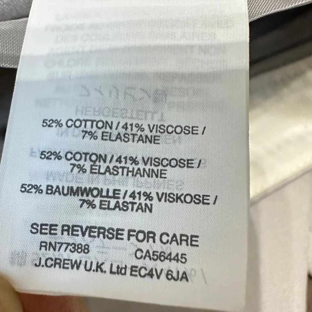 J. Crew measurements posted